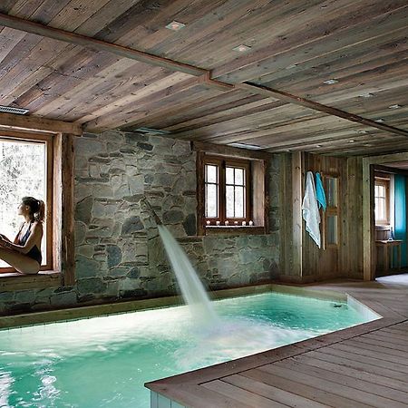 Chalet Javen - 520m2 avec piscine chauffée et home cinéma Megève Esterno foto