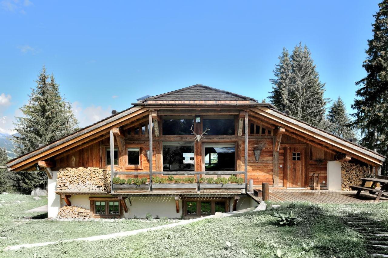 Chalet Javen - 520m2 avec piscine chauffée et home cinéma Megève Esterno foto