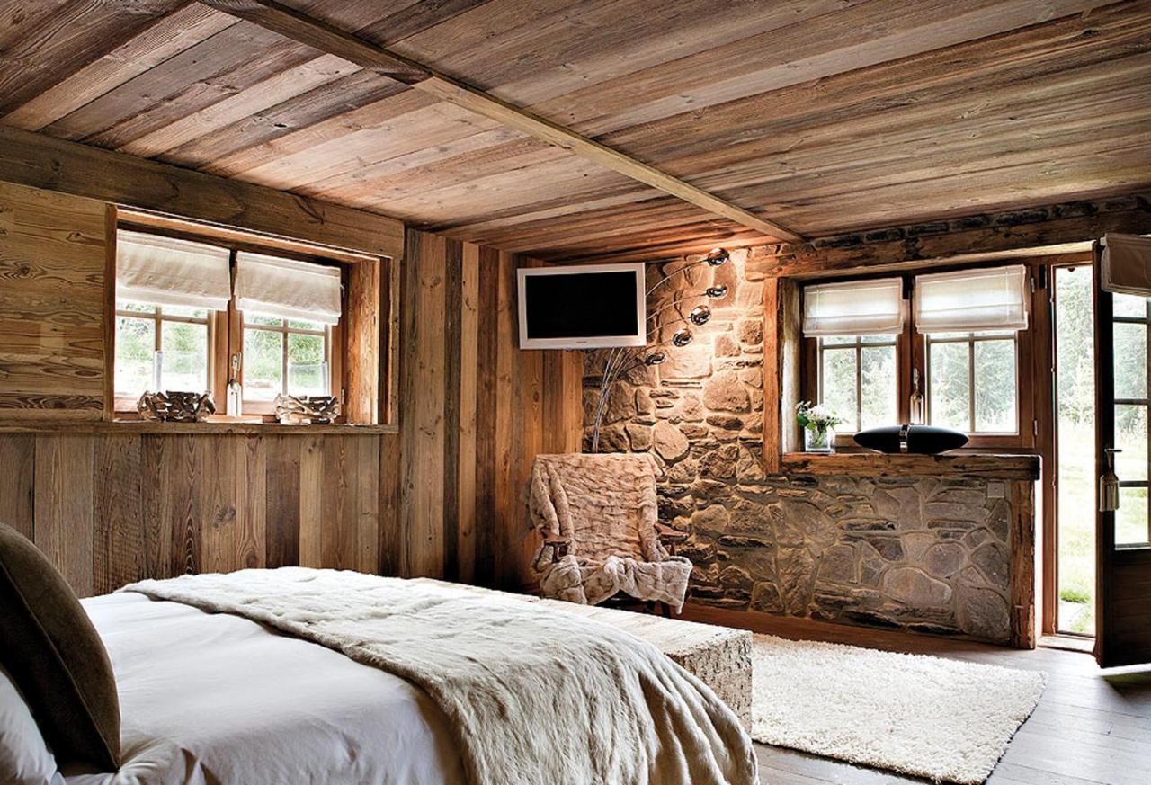 Chalet Javen - 520m2 avec piscine chauffée et home cinéma Megève Esterno foto