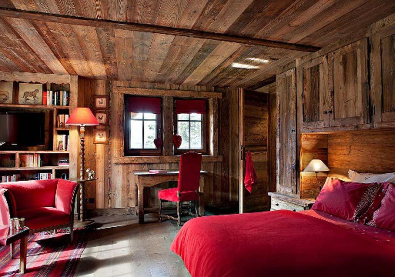 Chalet Javen - 520m2 avec piscine chauffée et home cinéma Megève Esterno foto